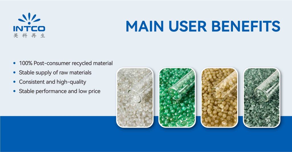 Recycled PS granules